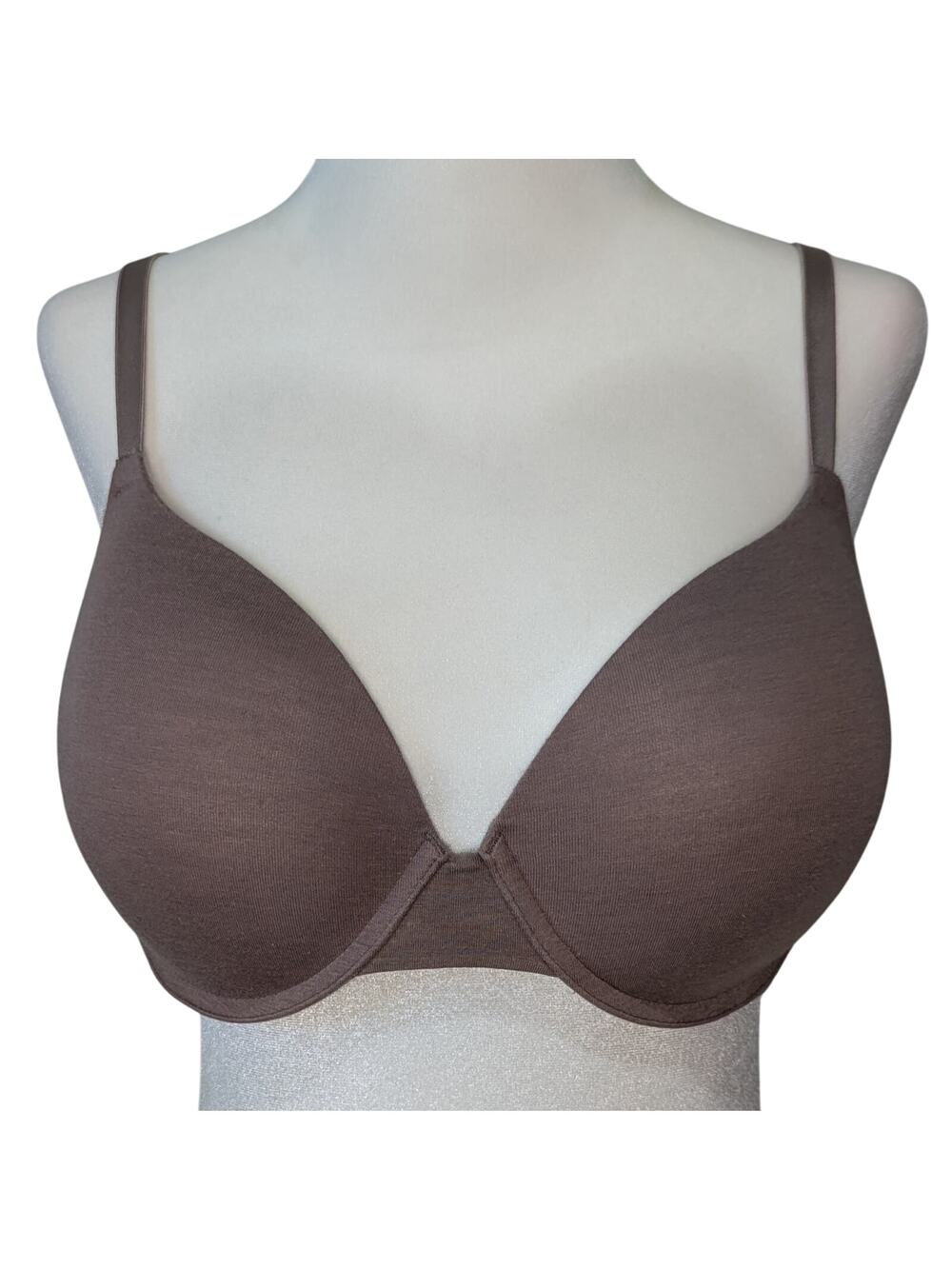 PINK Victoria's Secret Taupe Wear Everywhere Lightly Lined T-Shirt Bra Size 38C
